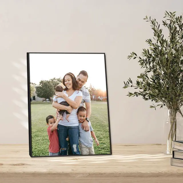 Alt view image 3 of 6 - (6 pack) Mainstays Format Front-Loading Picture Frame, 8 x 10, Black, Wall or Tabletop