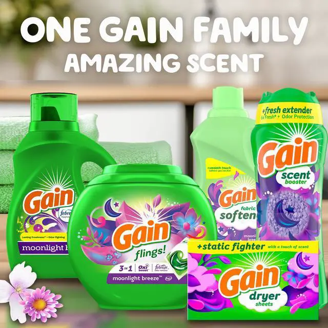 Alt view image 5 of 7 - Gain Fireworks Laundry Scent Booster Beads, Moonlight Breeze Scent, 12.2 oz