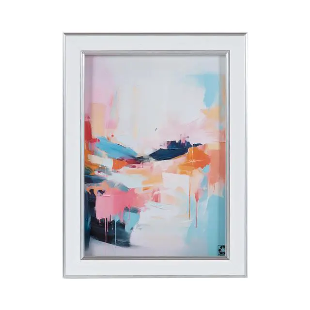 Alt view image 6 of 6 - DesignOvation 5x7 White/Silver Decorative Tabletop Picture Frame