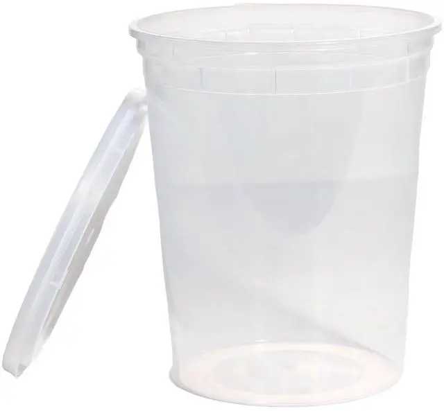 Main image of Mainstays Clear Plastic Deli Containers, 32 oz, 40 Piece