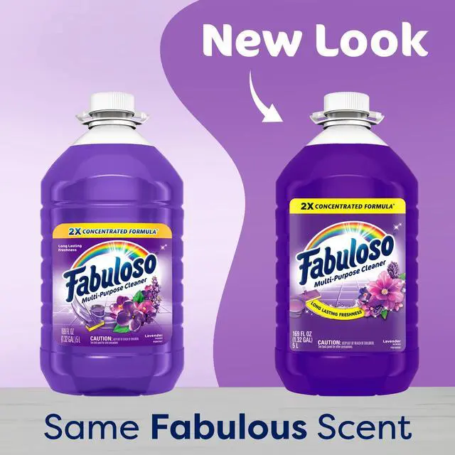 Alt view image 2 of 6 - Fabuloso 2X Multi-Purpose Cleaner, No Rinse Floor Cleaner, Lavender Scent, 169 fl oz