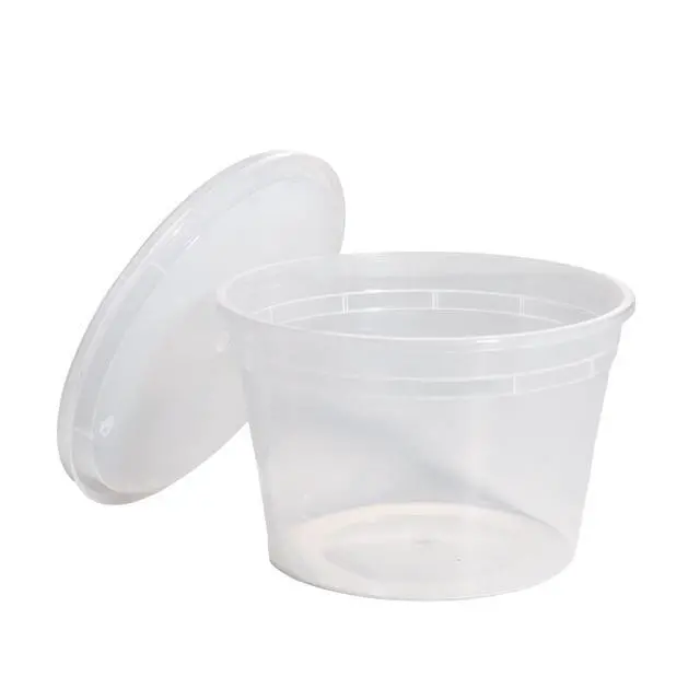 Alt view image 6 of 7 - Mainstays Plastic Deli Containers, 40 Pieces, 16 oz, Meal Prep and Batch Cooking