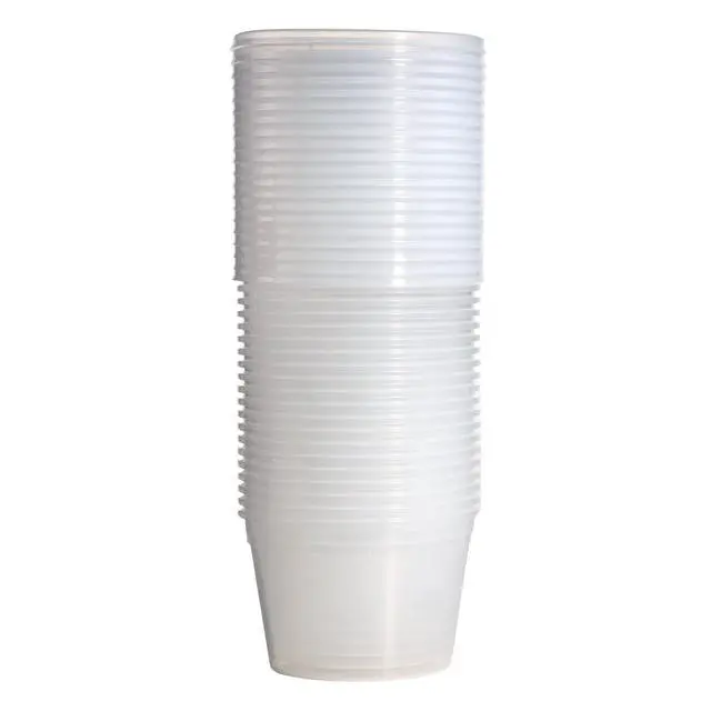 Alt view image 4 of 7 - Mainstays Plastic Deli Containers, 40 Pieces, 16 oz, Meal Prep and Batch Cooking