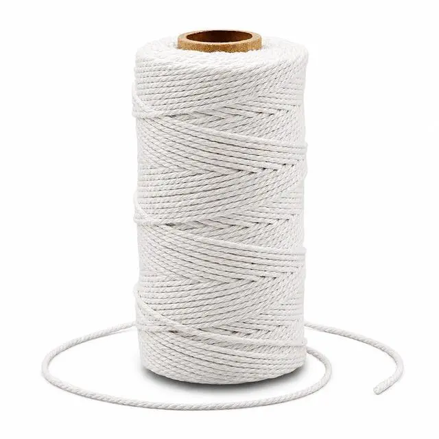 Main image of G2PLUS 2MM White String, 328 Feet Cotton Bakers Twine for Craft & Cooking