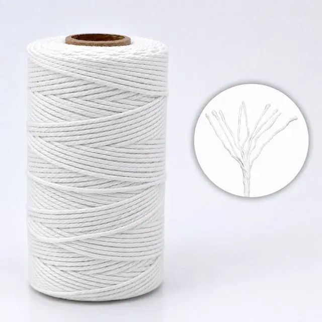 Alt view image 2 of 7 - G2PLUS 2MM White String, 328 Feet Cotton Bakers Twine for Craft & Cooking