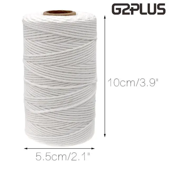 Alt view image 4 of 7 - G2PLUS 2MM White String, 328 Feet Cotton Bakers Twine for Craft & Cooking