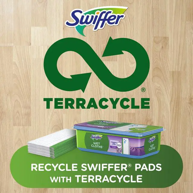 Alt view image 6 of 7 - Swiffer Sweep + Mop, Wet Pads Refill, Floor Cleaner for Dirt, Dust, Hair, Cleaning Cloths for Mopping Home, Bathroom, Kitchen, All Purpose Multi-Surface Floor Wipes, Lavender, 24ct