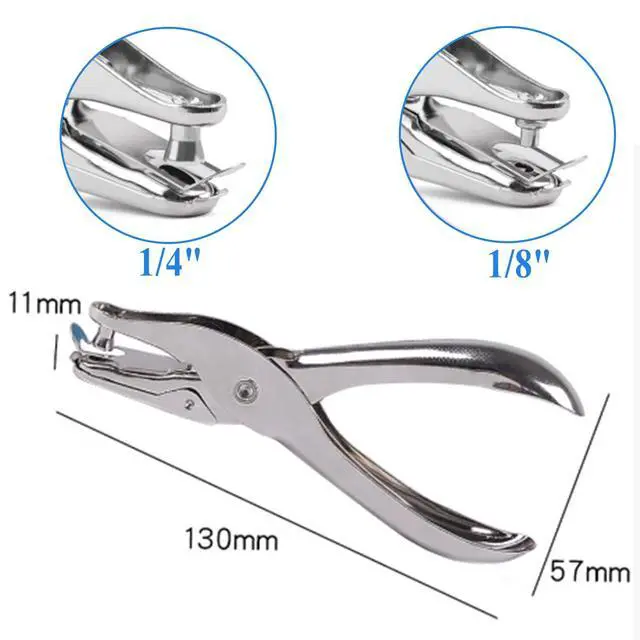 Alt view image 2 of 7 - Hole Puncher Single,Single Hole Punch,Metal Hole Punch - 1/4 Inch 1/8 Inch
