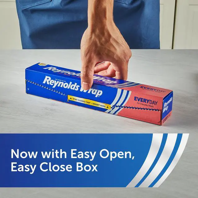 Alt view image 3 of 7 - Reynolds Wrap Everyday Strength Aluminum Foil Roll, 12 Inch Wide, 30sq ft