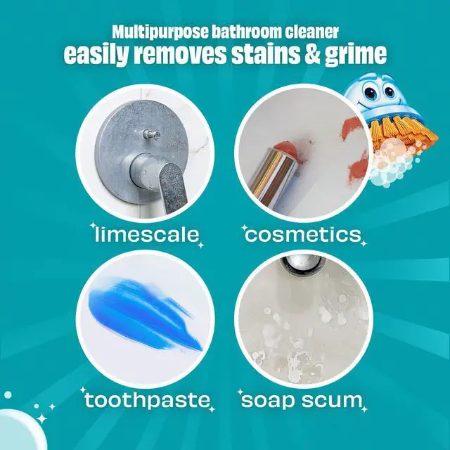Alt view image 3 of 14 - Scrubbing Bubbles Easy Clean Foaming Multipurpose Bathroom Cleaner, Continuous Spray Bottle, Fast Acting Foam, 13.58 Ounce