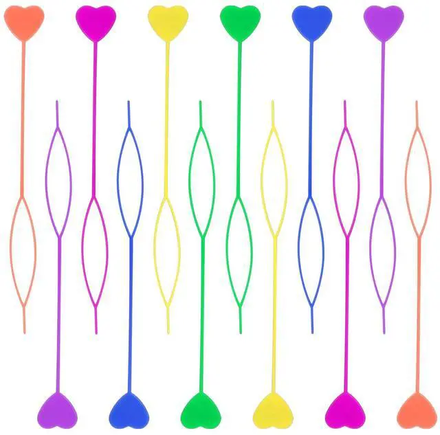 Main image of COMNICO 12pcs Quick Beader for Hair Braids Loading Beads Braid Stringer Ponytail Maker Plastic Hair Tail Beading Tools Kit for Kids Girls (Colorful)