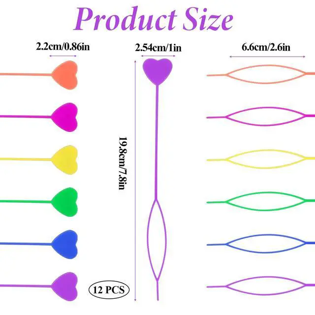 Alt view image 2 of 7 - COMNICO 12pcs Quick Beader for Hair Braids Loading Beads Braid Stringer Ponytail Maker Plastic Hair Tail Beading Tools Kit for Kids Girls (Colorful)