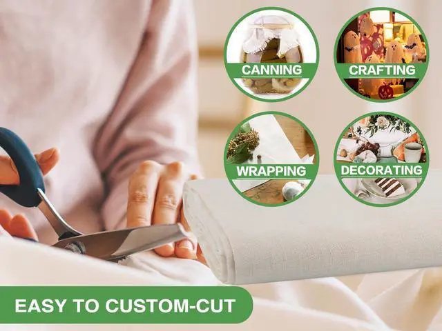 Alt view image 5 of 14 - Organic Cheese Cloths, GOTS Certified, 36x36Inch, Reusable Cheese Cloth