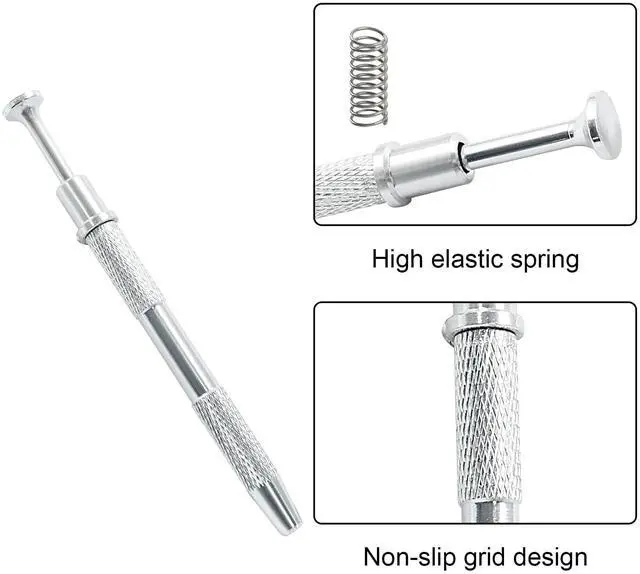 Alt view image 3 of 5 - Hordion 4-Claw Pick up Tool, Stainless Steel, Silver