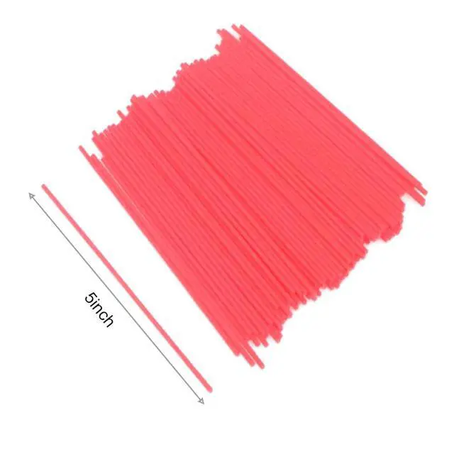 Alt view image 2 of 7 - spray can straws, Replacement Spray Can Extension Straw,Red Plastic Extension Straws,5Inches. (50 Pack)