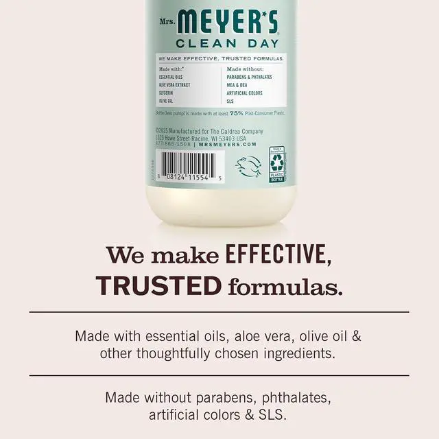 Alt view image 4 of 7 - Mrs. Meyer's Clean Day Hand Soap, Birchwood Scent, 12.5Fl Oz