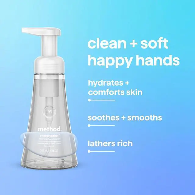 Alt view image 5 of 7 - method Foaming Hand Wash, Sweet Water, 10 fl oz