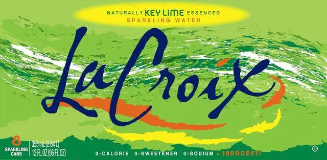 Alt view image 3 of 6 - La Croix Sparkling Water, Key Lime, 12 Fl Oz (pack of 8)