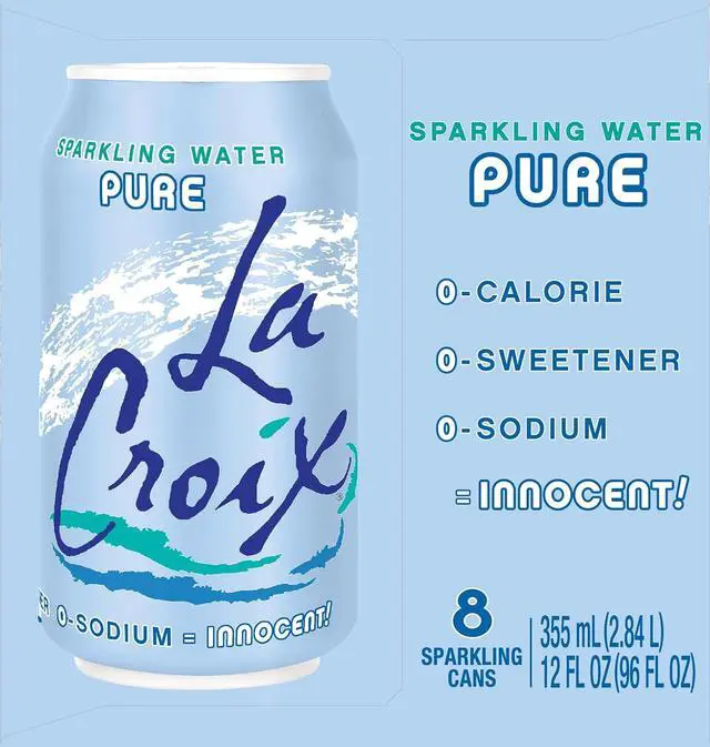 Alt view image 2 of 5 - LaCroix Sparkling Water, Pure, 12 Fl Oz (pack of 8)