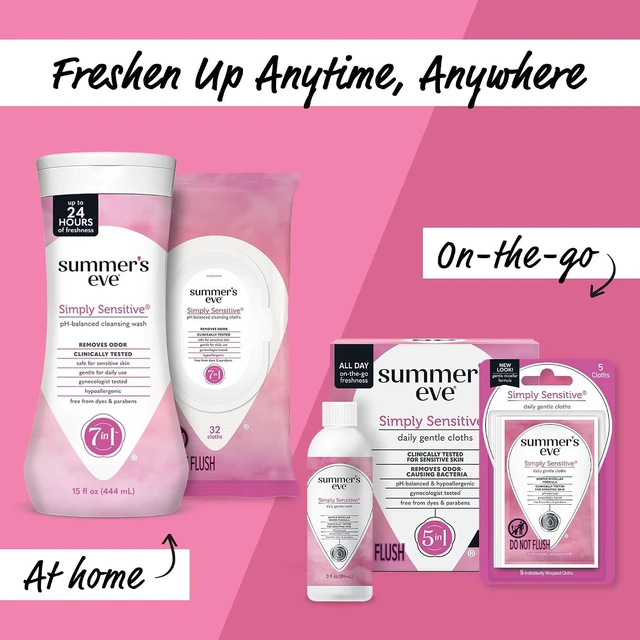 Alt view image 6 of 6 - Summer's Eve All-Over Daily Feminine Wash, Simply Sensitive, 15 Fl Oz