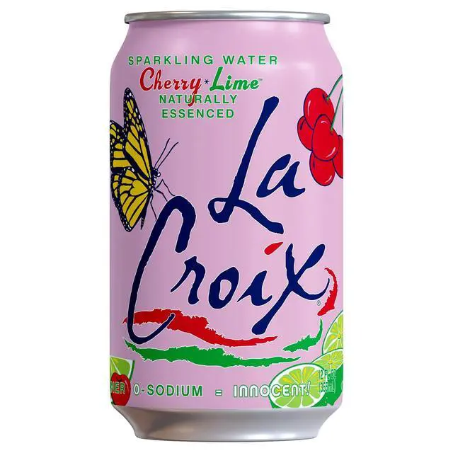Alt view image 4 of 6 - La Croix Sparkling Water, Cherry Lime, 8-Pack Zero Sugar, Zero Calories, Zero Sodium