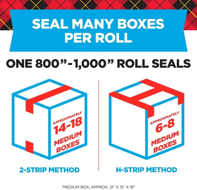 Alt view image 4 of 6 - Scotch Heavy Duty Shipping Packing Tape, Clear, 1.88 in. x 27.7 yd.