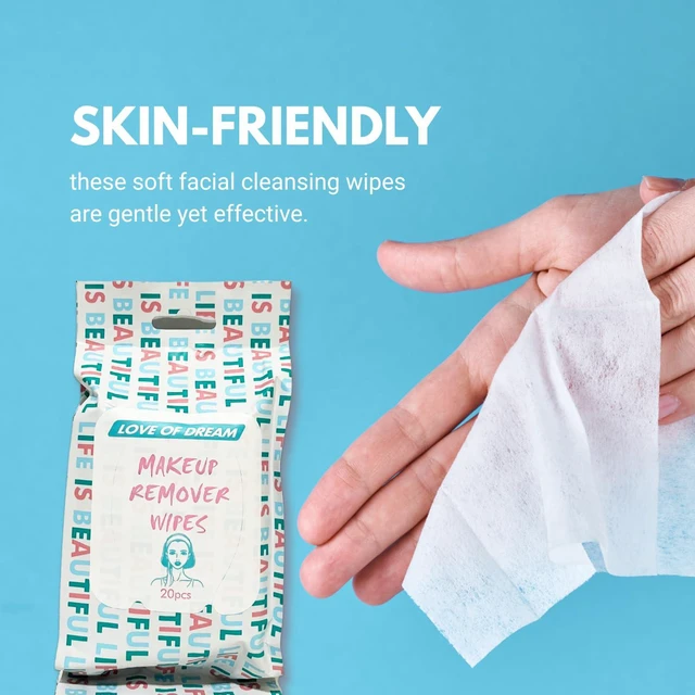 Alt view image 6 of 7 - Consumable Corner - Makeup Remover Wipes - Hypoallergenic Facial Cleansing
