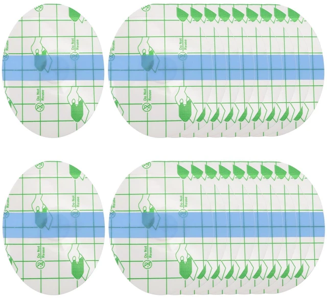 Main image of Waterproof Ear Stickers Penta Angel 40Pcs Disposable Breathable Swimming Ear Patches Cover Protector with Cotton Plug for Women Men Shower Surfing Snorkeling Other Water Sports (40, Large)