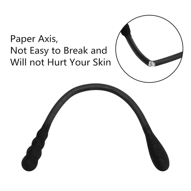 Alt view image 6 of 6 - tifanso 200 Count Black Double Tipped Cotton Swabs, Hypoallergenic Natural