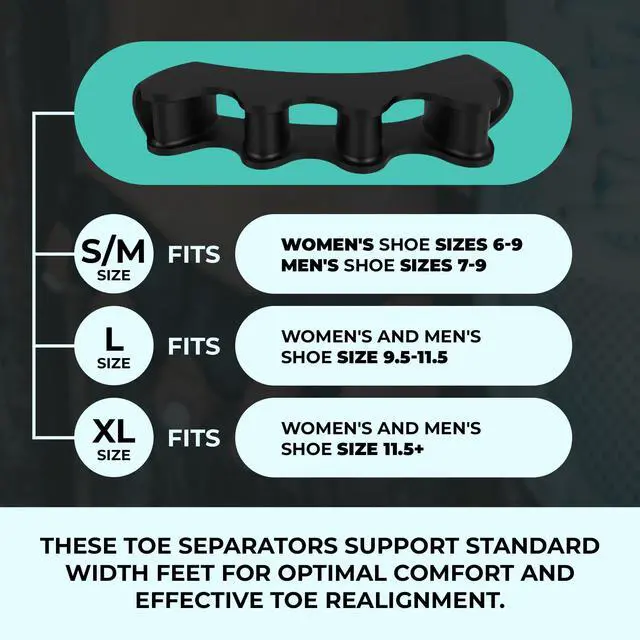 Alt view image 10 of 14 - VYCE PrimalStep Toe Separators, Spreaders, Spacers, S/M