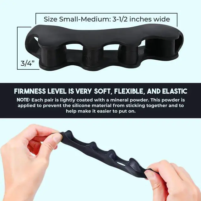Alt view image 13 of 14 - VYCE PrimalStep Toe Separators, Spreaders, Spacers, S/M