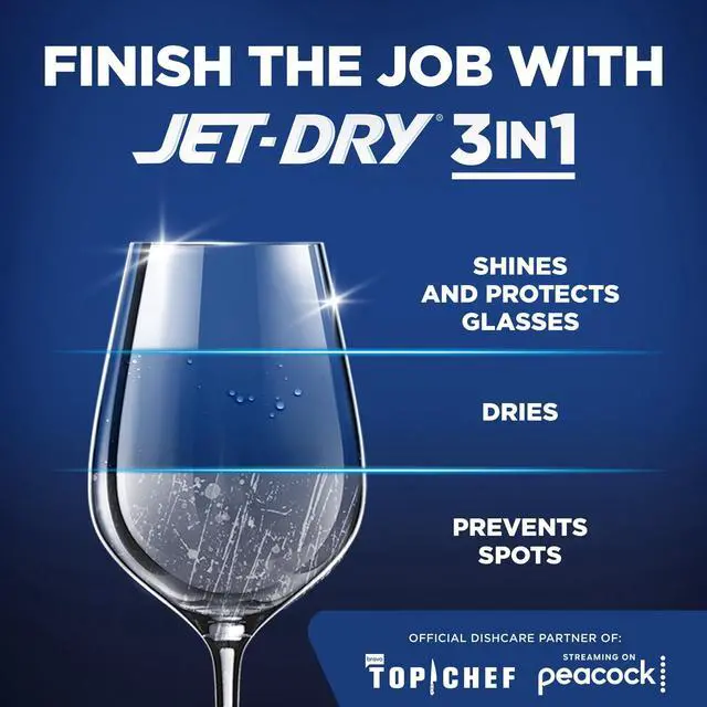 Alt view image 4 of 7 - Finish Jet-Dry Rinse Aid, Dishwasher Rinse Agent and Drying Agent, 8.45 fl oz