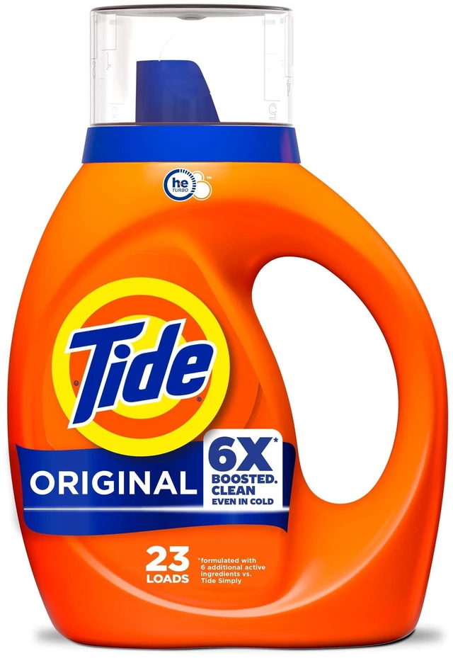 Main image of Tide Laundry Detergent Liquid with 6X Boosted Cleaning Power, Original Scent, 29 fl oz, 23 Loads