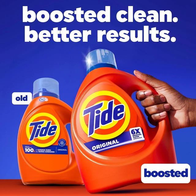 Alt view image 6 of 7 - Tide Laundry Detergent Liquid with 6X Boosted Cleaning Power, Original Scent, 29 fl oz, 23 Loads