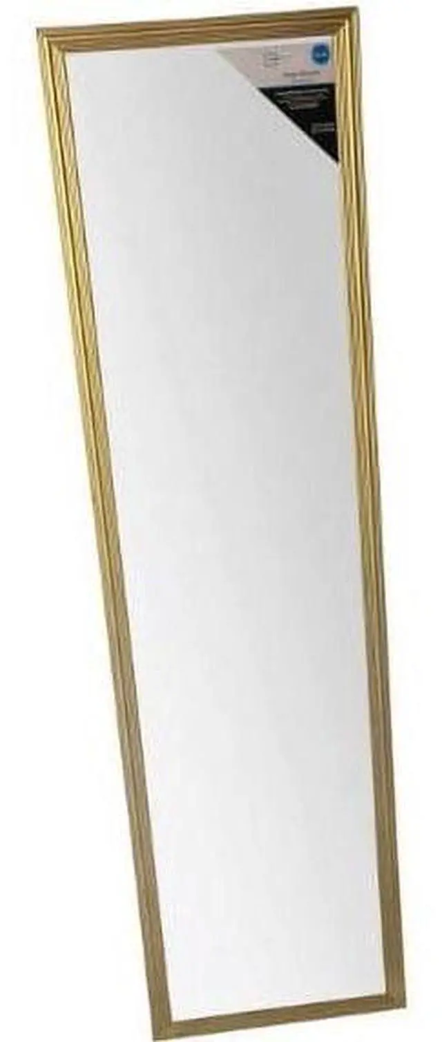 Main image of 13x49 Gold Rectangle Large Wall Mirror for Bathroom or Living Room