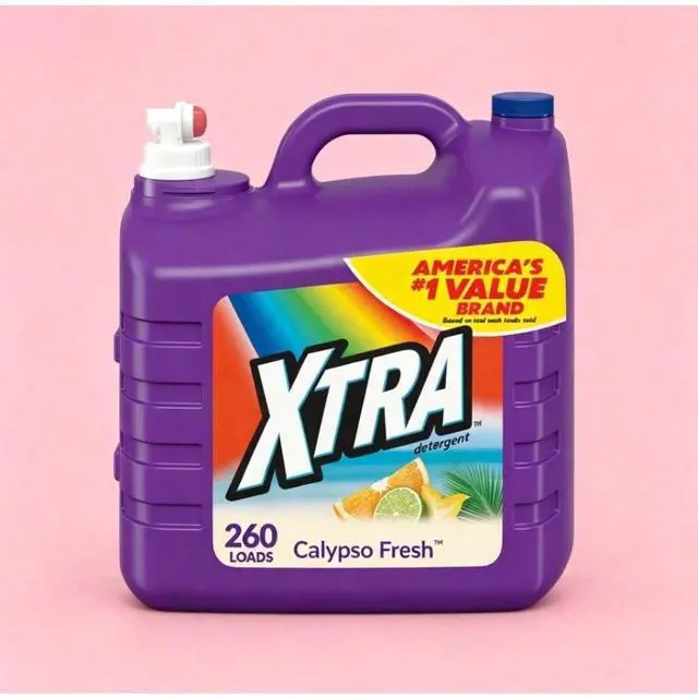 Alt view image 2 of 3 - ICUTE-Xtra Liquid Laundry Detergent Soap, Calypso Fresh Scent, 312 Fl oz, 260 Loads,Fast Delivery