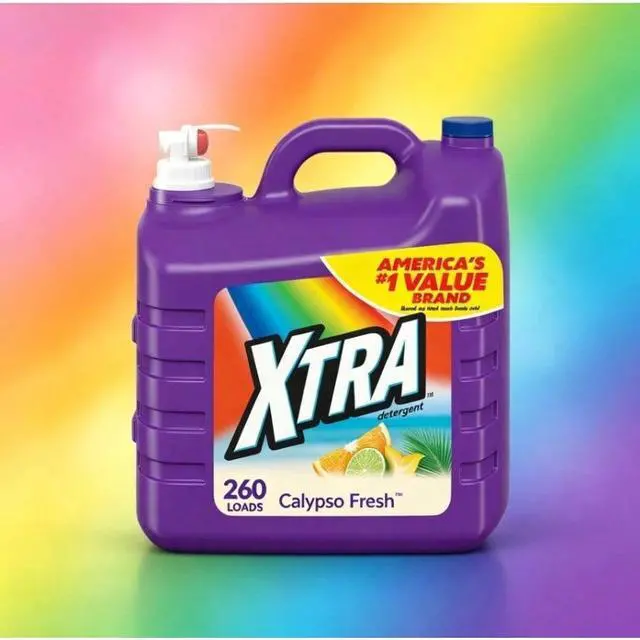 Main image of ICUTE-Xtra Liquid Laundry Detergent Soap, Calypso Fresh Scent, 312 Fl oz, 260 Loads,Fast Delivery