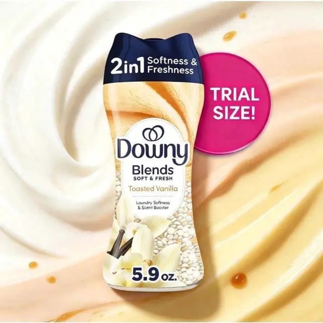 Alt view image 2 of 3 - ICUTE-Downy Blends Soft & Fresh In-Wash Laundry Scent Booster Beads, Toasted Vanilla Scent, 5.9 oz