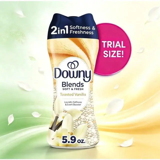 Main image of ICUTE-Downy Blends Soft & Fresh In-Wash Laundry Scent Booster Beads, Toasted Vanilla Scent, 5.9 oz