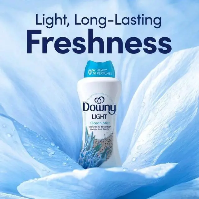 Alt view image 2 of 3 - ICUTE-Downy Laundry Scent Beads, Light In-Wash Scent Booster, No Heavy Perfumes, Ocean Mist Scent, 5.7 oz,Fast Delivery