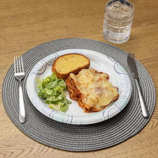 Alt view image 3 of 4 - Great Value 10 Inch Disposable Paper Plates, 50 Count, Multicolor Design