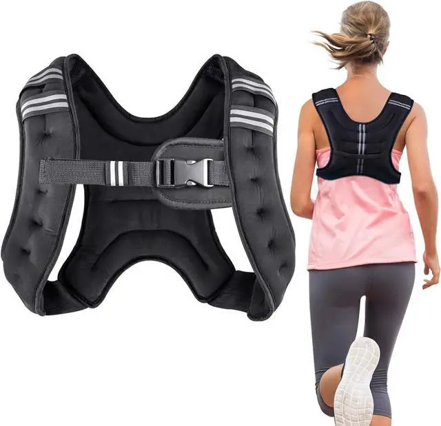 Main image of Henkelion Weighted Vest Weight Vest for Men Women Kids Weights Included, Body Weight Vests Adjustable for Running, Training Workout, Jogging, Walking