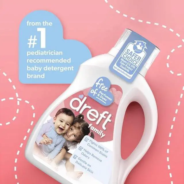 Alt view image 2 of 3 - SWEETY-Dreft Liquid Laundry Detergent for Family, Unscented Laundry Detergent, 42 Fl oz, 32 Loads,Fast Delivery