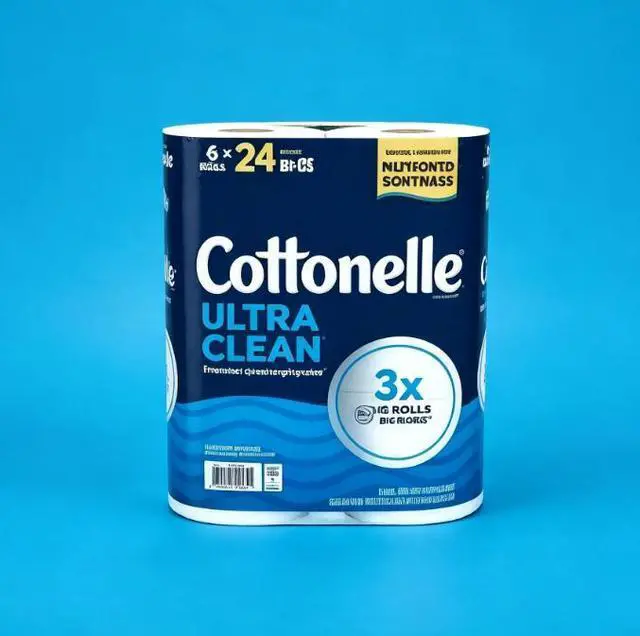 Main image of ICUTE-Cottonelle Ultra Clean Toilet Paper, Strong Toilet Tissue, 6 Mega Rolls,Fast Delivery