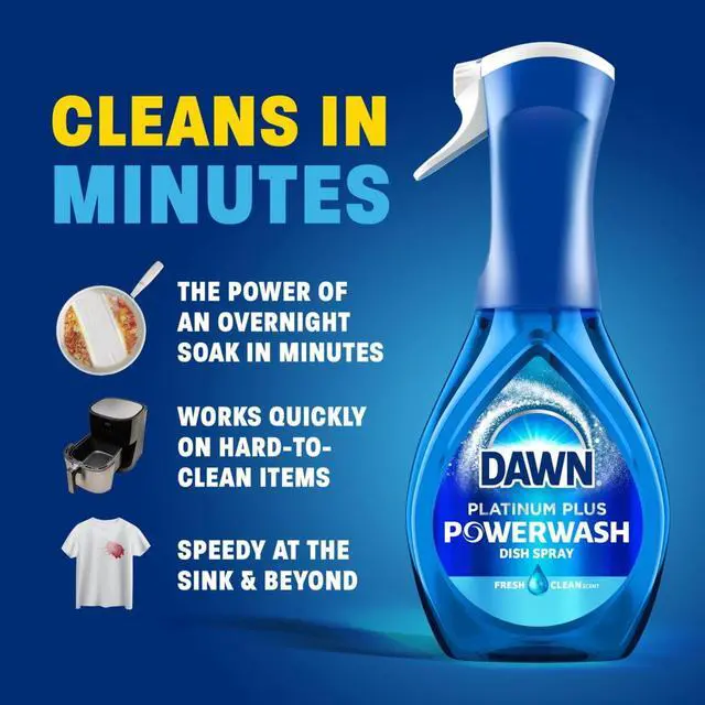 Alt view image 2 of 4 - ICUTE-Dawn Powerwash Spray, Dish Soap, Dishwashing Liquid, Fresh, 1 Starter Kit, 16 Fl Oz