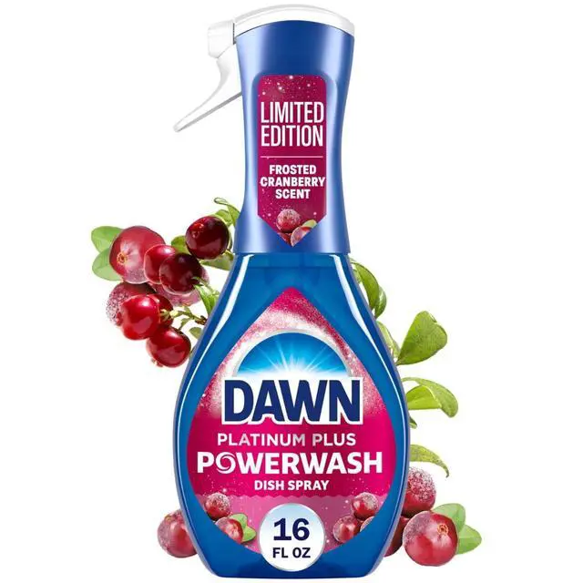 Alt view image 4 of 5 - Dawn Powerwash Spray, Dish Soap, Dishwashing Liquid, Cranberry Scent, 1 Starter Kit, 16 fl oz