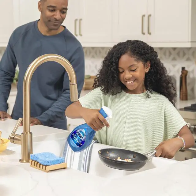 Alt view image 6 of 6 - ICUTE-Dawn Powerwash Spray, Dish Soap, Dishwashing Liquid, Crisp Lilac, 1 Starter Kit, 16 Fl Oz