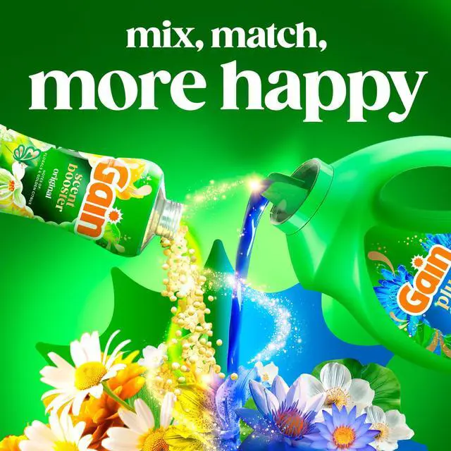 Alt view image 7 of 7 - ICUTE-Gain Plus Laundry Detergent Liquid, Now with Odor Defense + OXI, Waterfall Delight Scent, 60 fl oz, 45 Loads