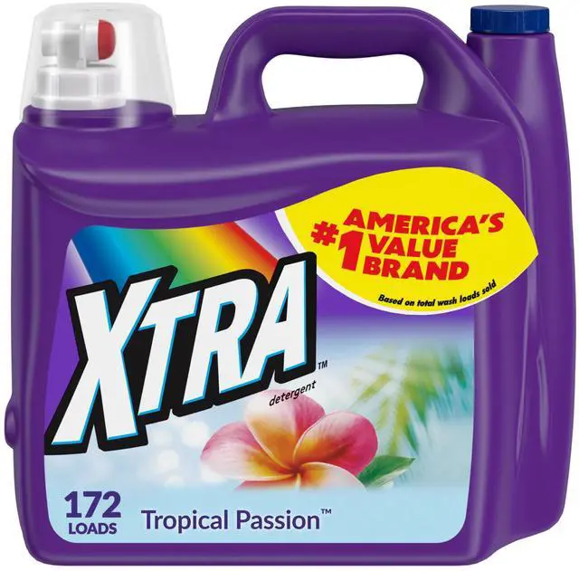 Alt view image 3 of 5 - ICUTE-Xtra Tropical Passion, 172 Loads Liquid Laundry Detergent, 206.4 fl oz