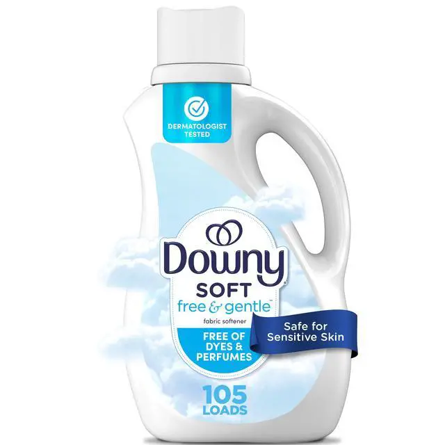 Alt view image 3 of 7 - ICUTE-Downy Free & Gentle Fabric Softener, 77 fl oz, 105 Loads, Hypoallergenic